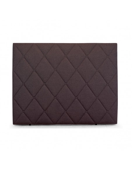 Cabecero ROMBO 110 cm polipiel chocolate