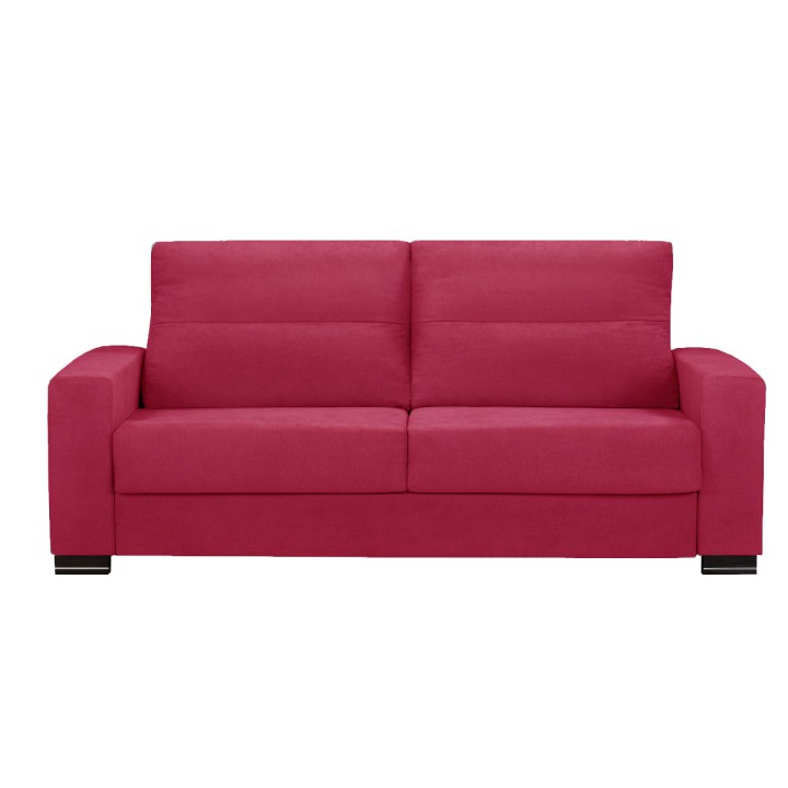 Sofá cama MILAN rojo: elegante y cómodo para tu hogar