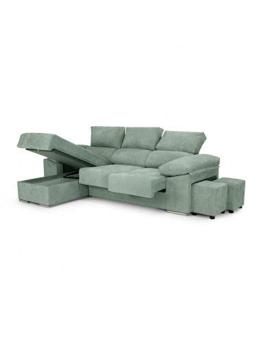 Chaise longue deslizante IRIS verde claro...