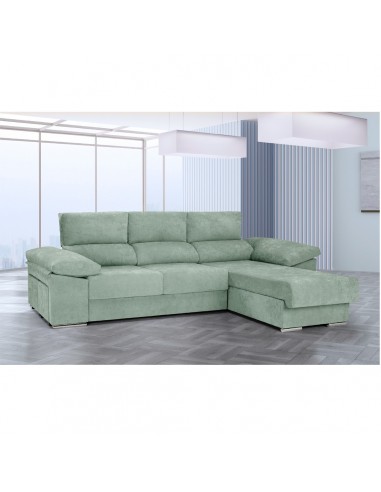 Chaise longue deslizante IRIS verde claro...