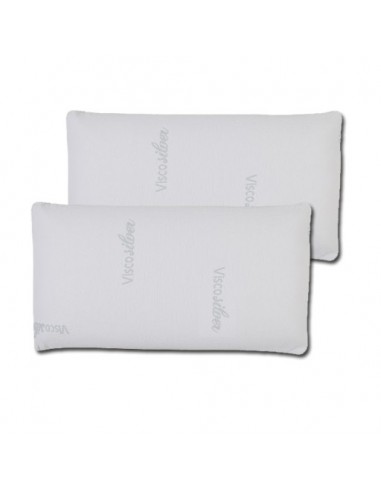 Pack 2 almohadas VISCOSILVER bloque...