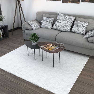 Set mesitas ALVARO negro-madera
