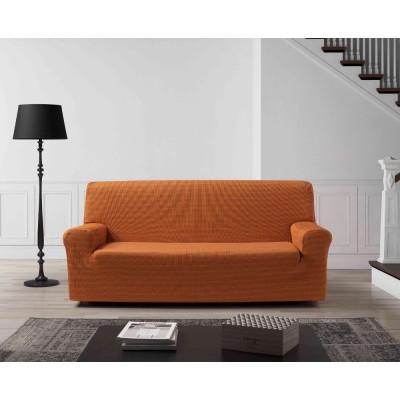 Funda elástica sofá BEGA 3 plazas naranja