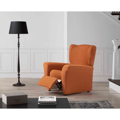 Funda elástica sofá BEGA relax naranja