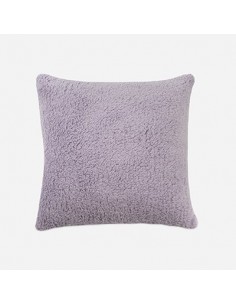 Funda cojín LAMA borreguillo - Lila